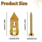 SEESE 40PCS Self-Drilling Drywall Anchors and Screws Kit, 12x30mm