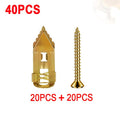 SEESE 40PCS Self-Drilling Drywall Anchors and Screws Kit, 12x30mm